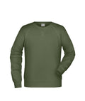 James & Nicholson Herren Sweatshirt olive
