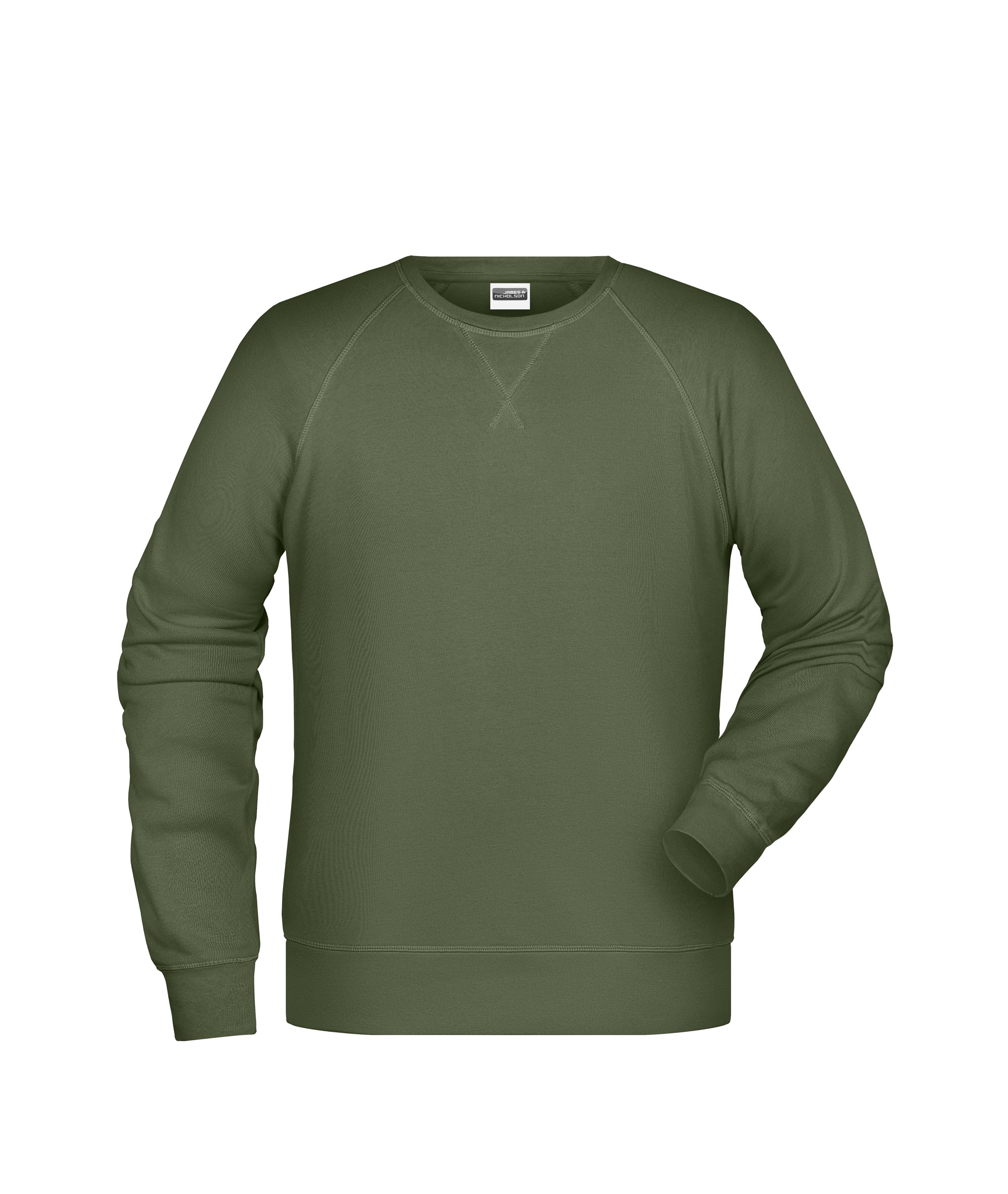 James & Nicholson Herren Sweatshirt olive