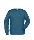James & Nicholson Herren Sweatshirt petrol-melange