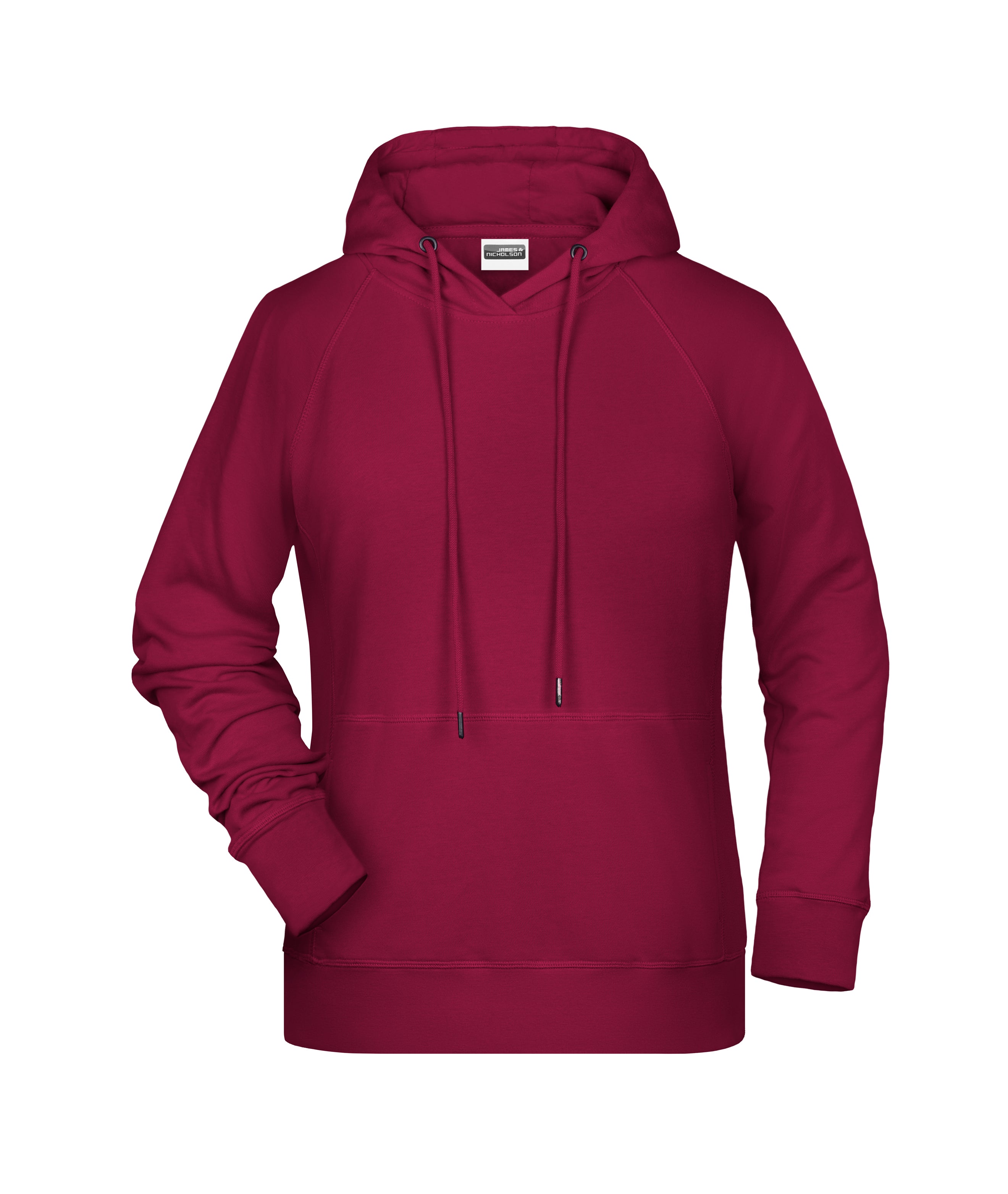 James & Nicholson Damen Kapuzensweatshirt wine