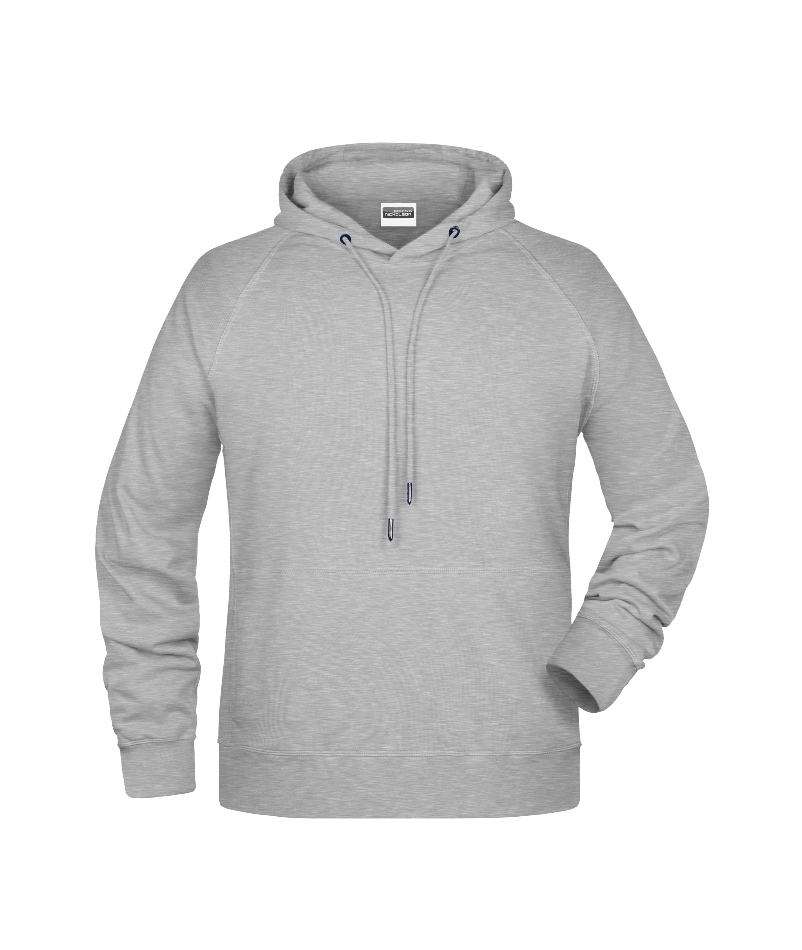 James & Nicholson Herren Kapuzensweatshirt grey-heather