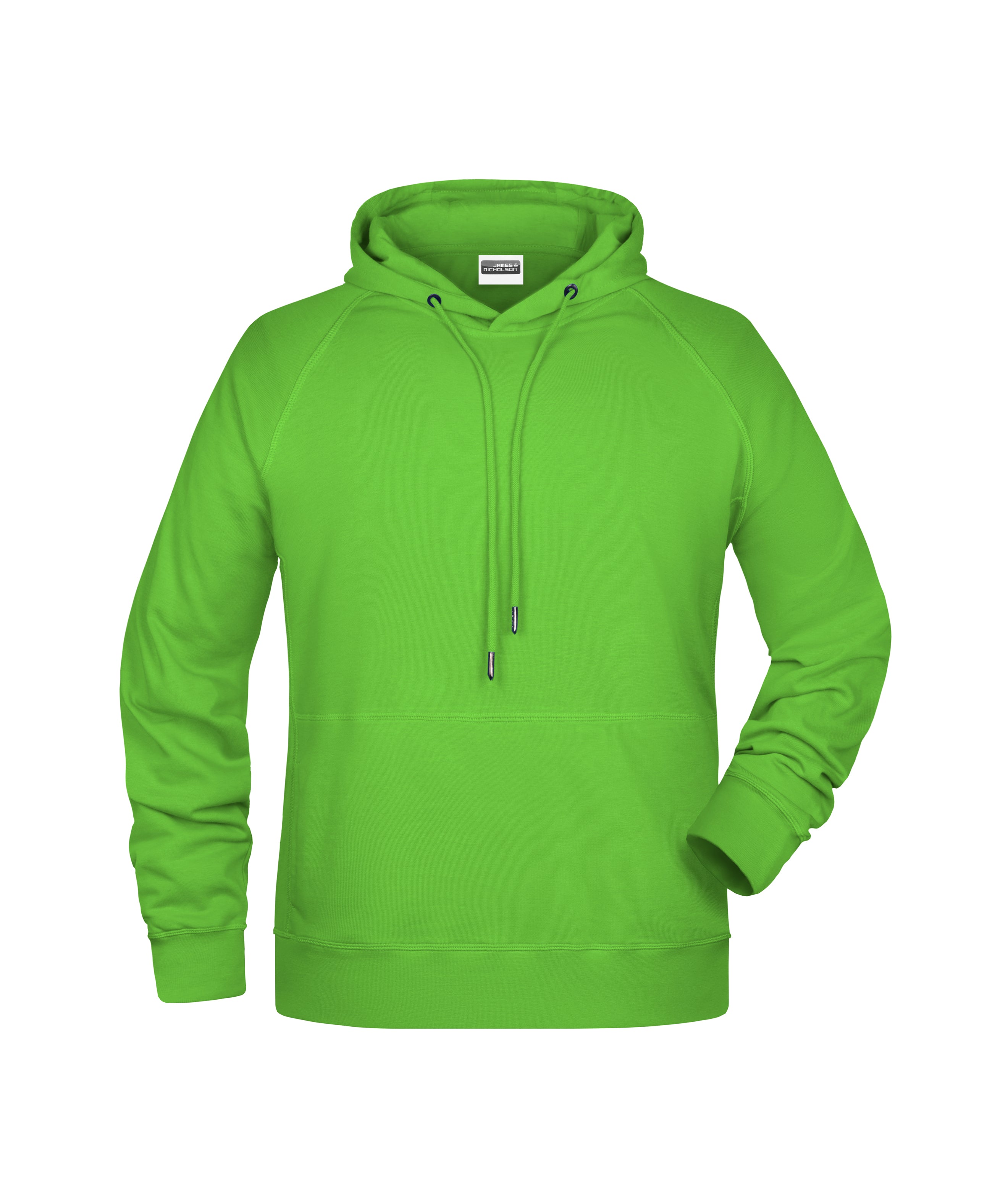 James & Nicholson Herren Kapuzensweatshirt lime-green