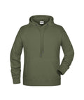 James & Nicholson Herren Kapuzensweatshirt olive