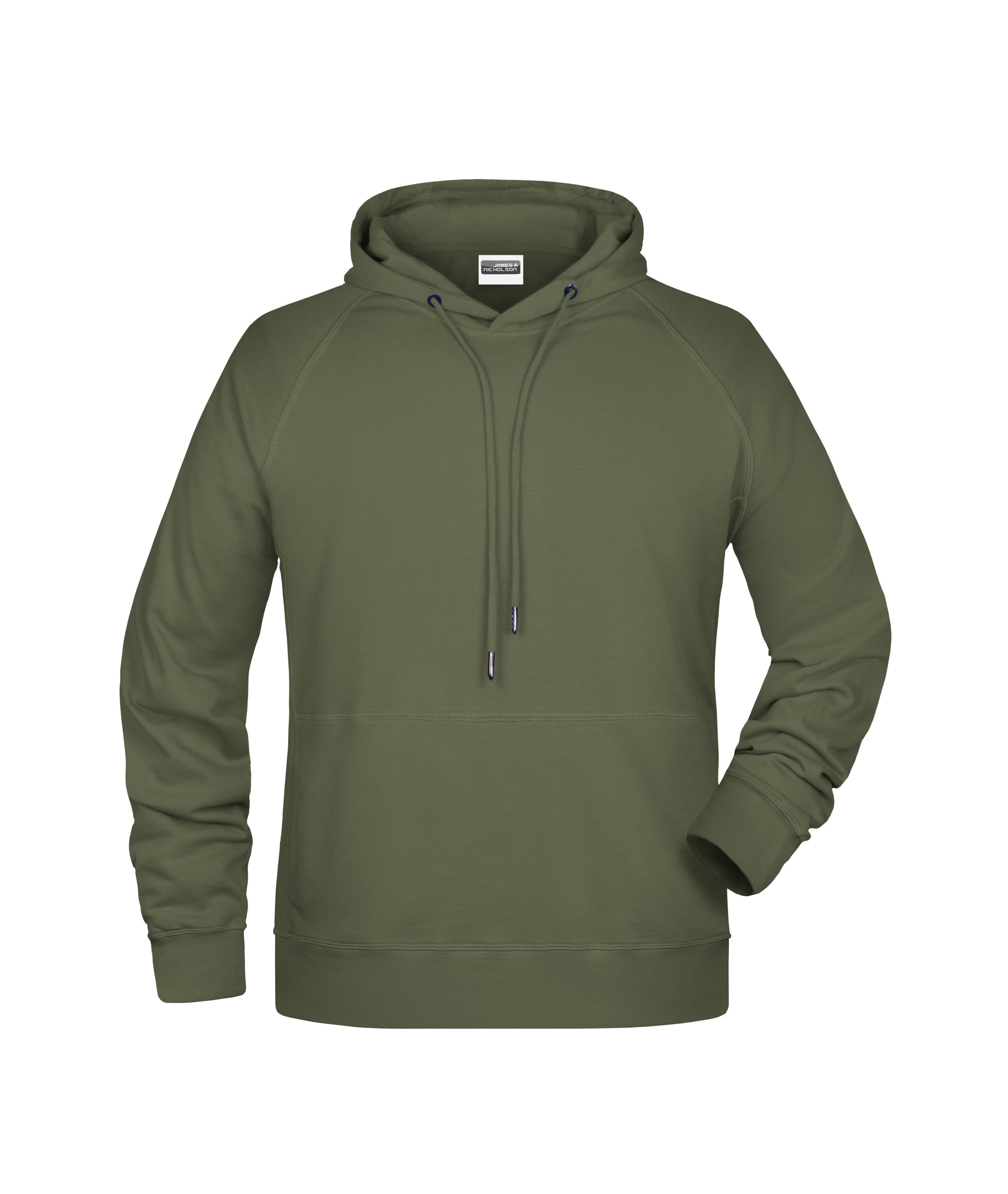 James & Nicholson Herren Kapuzensweatshirt olive