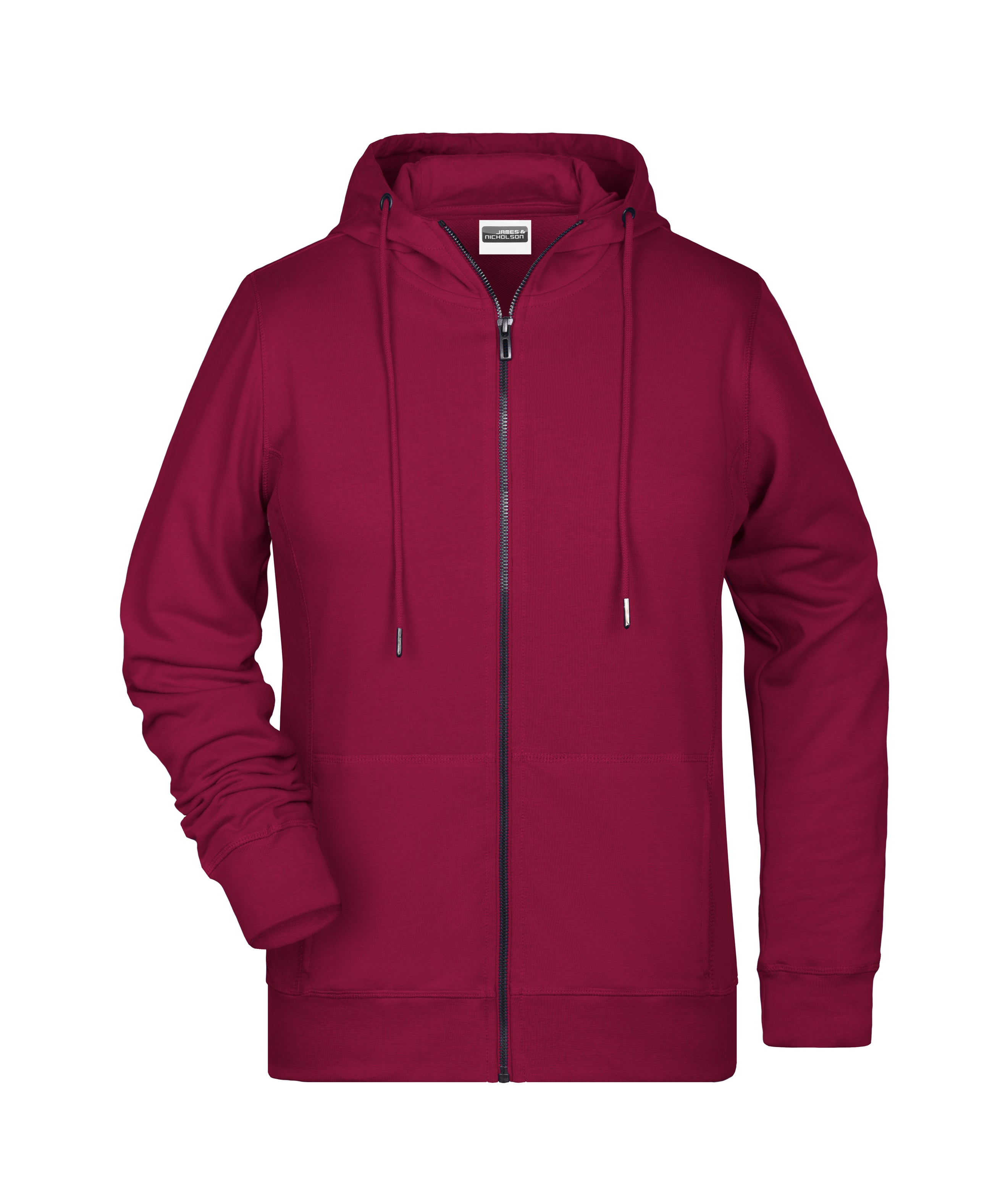 James & Nicholson Damen Sweat-Jacke wine