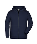 James & Nicholson Kinder Sweat-Jacke navy