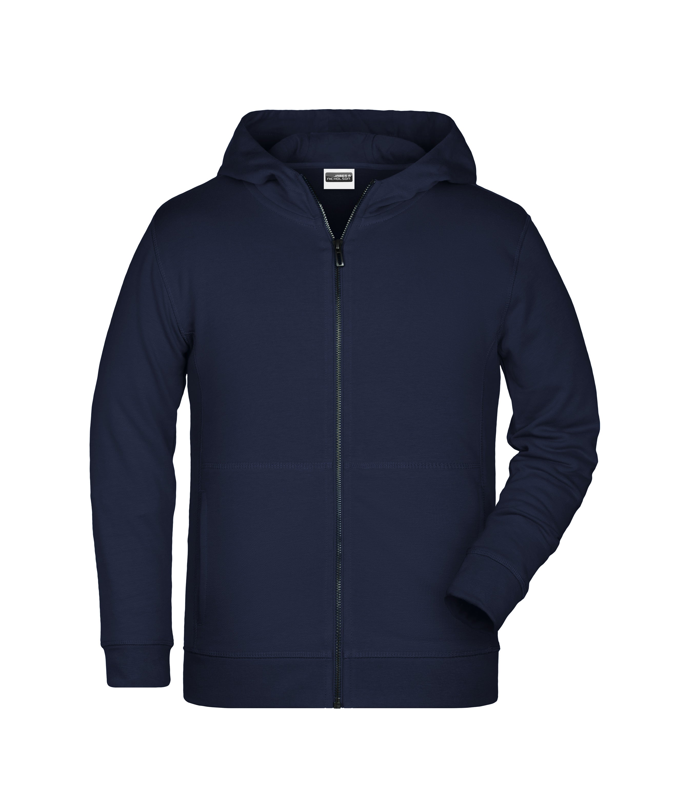 James & Nicholson Kinder Sweat-Jacke navy