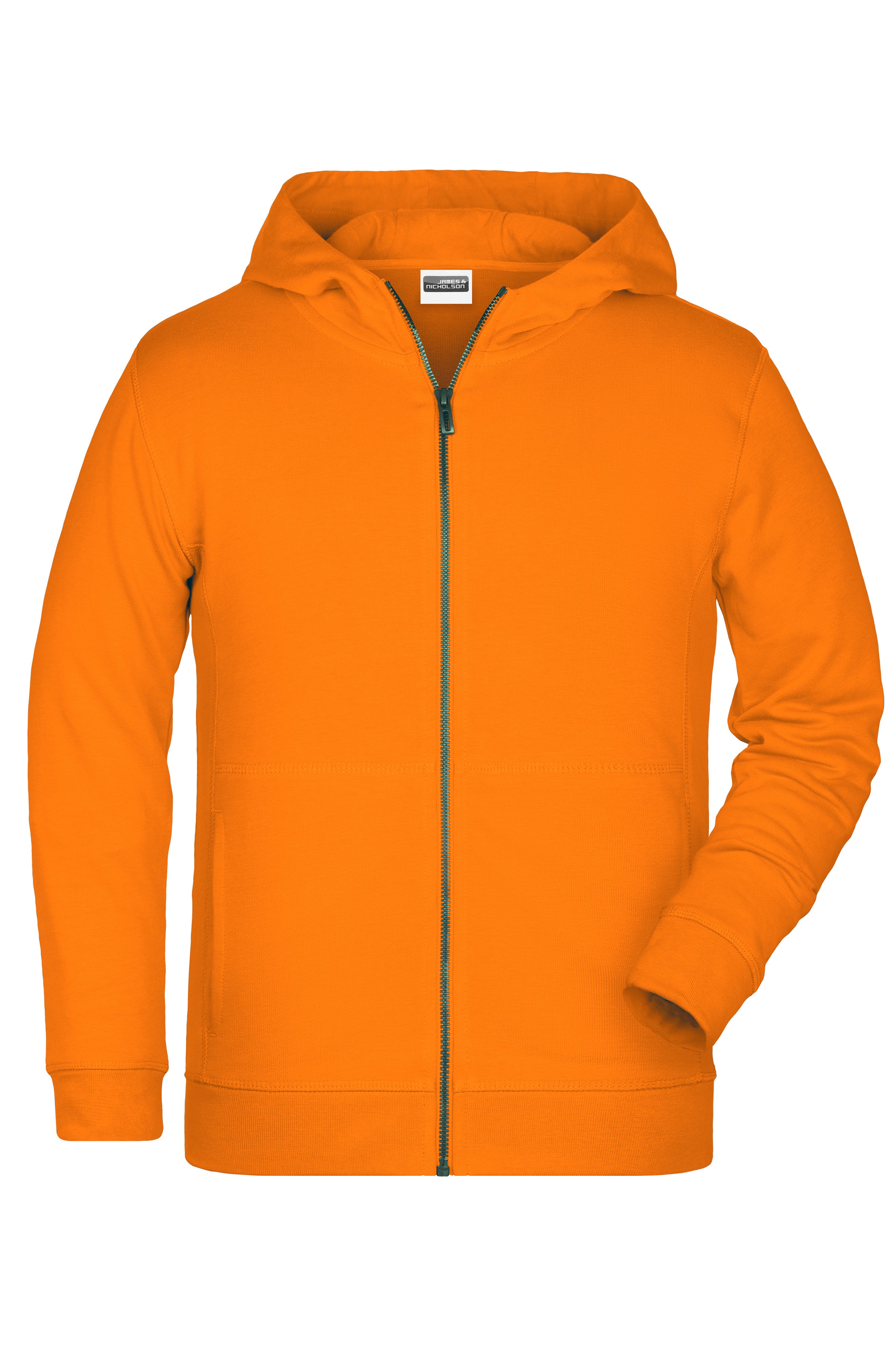 James & Nicholson Kinder Sweat-Jacke orange