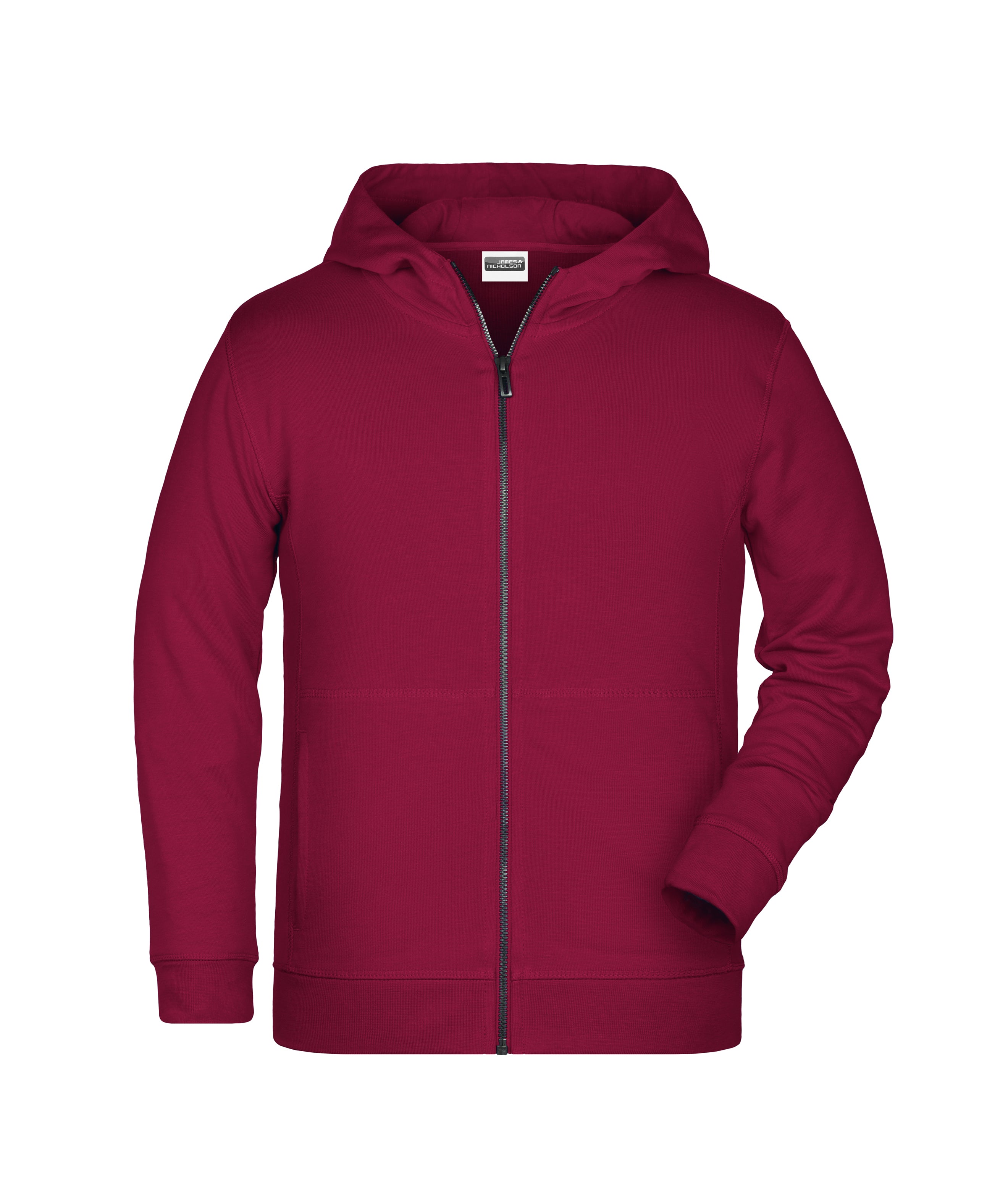 James & Nicholson Kinder Sweat-Jacke wine