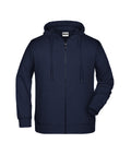 James & Nicholson Herren Sweat-Jacke navy