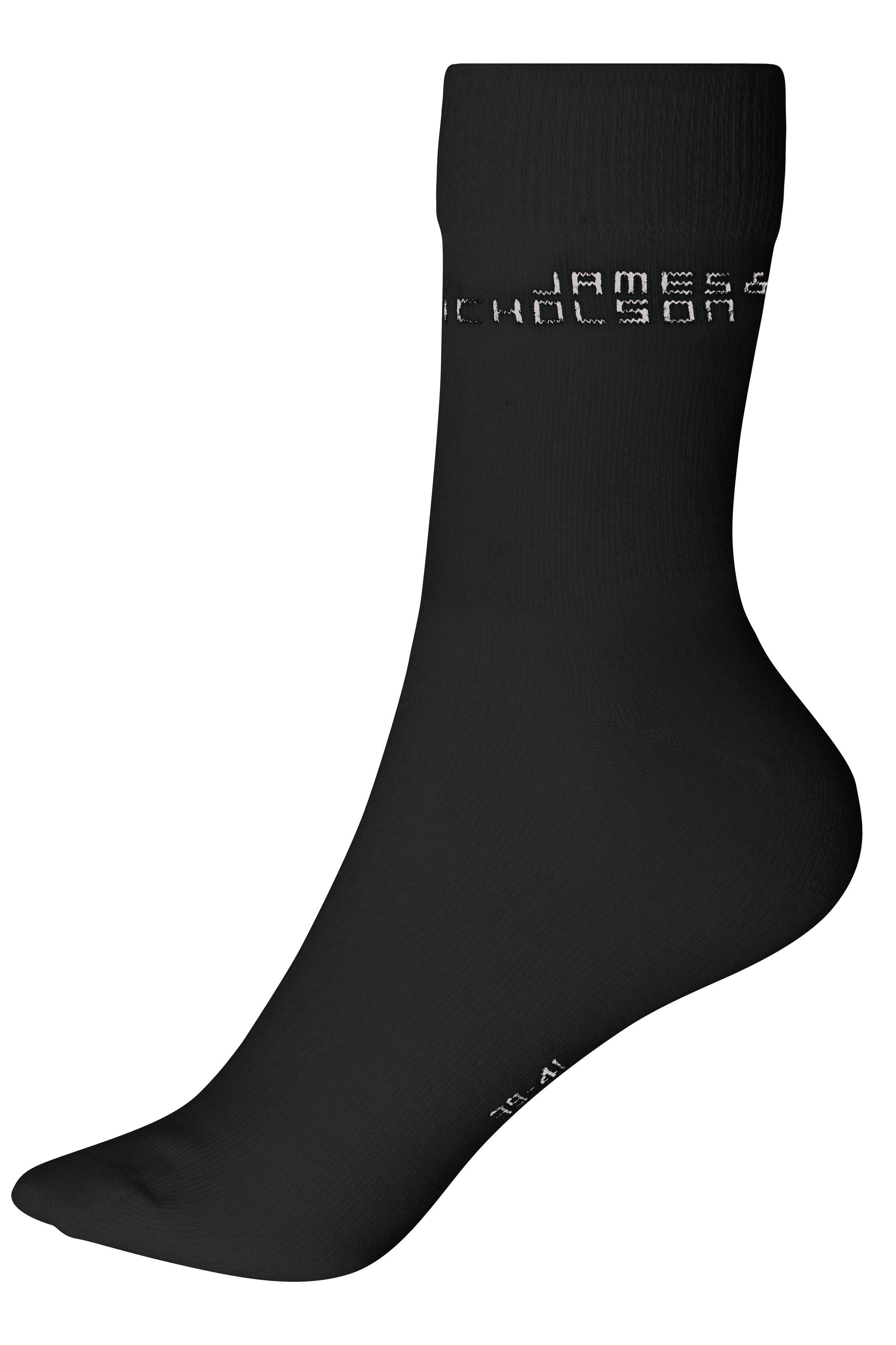 James & Nicholson Socken Bio-Baumwolle black
