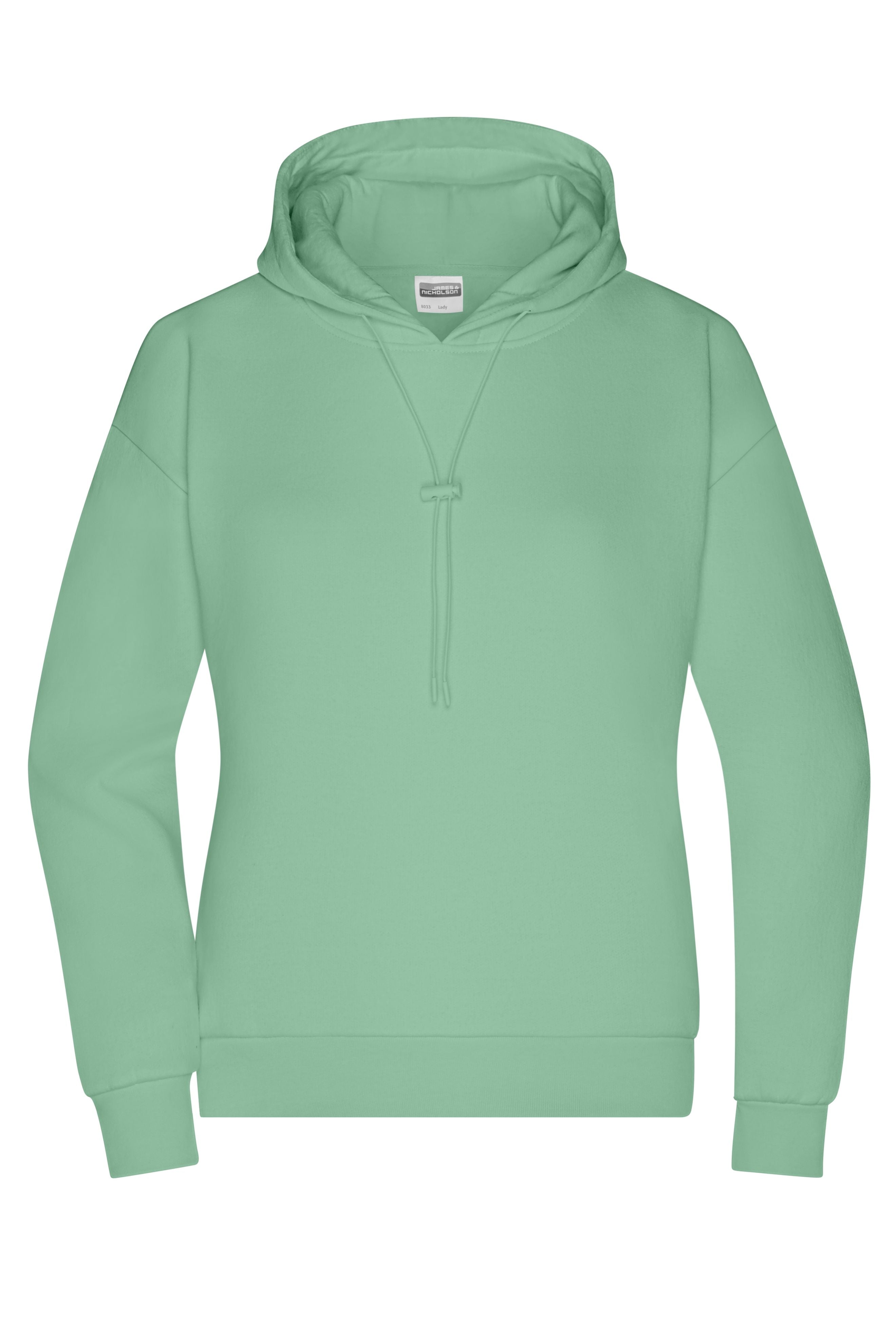 James & Nicholson Damen Lounge Hoody jade-green