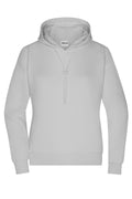 James & Nicholson Damen Lounge Hoody soft-grey