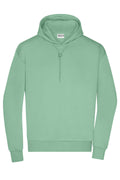 James & Nicholson Herren Lounge Hoody jade-green