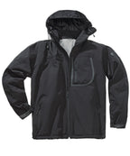 Thermo-Softshelljacke Run schwarz