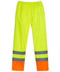 Warnschutz-Regenhose gelb/orange