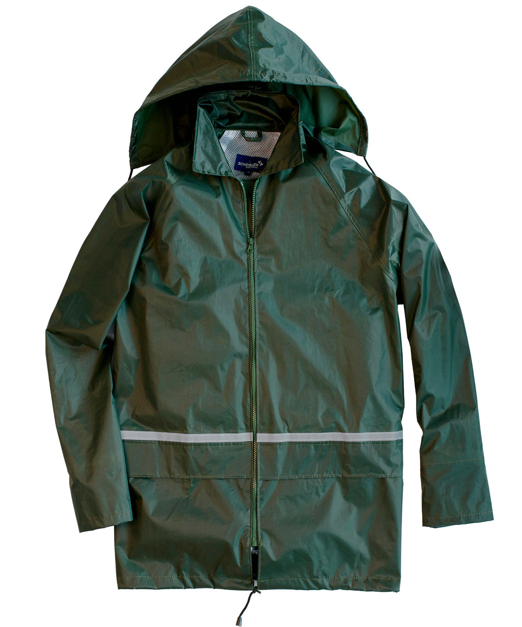 Basic Regenjacke oliv