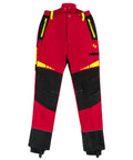 Woodcreek Schnittschutz-Bundhose Pro rot/schwarz/gelb