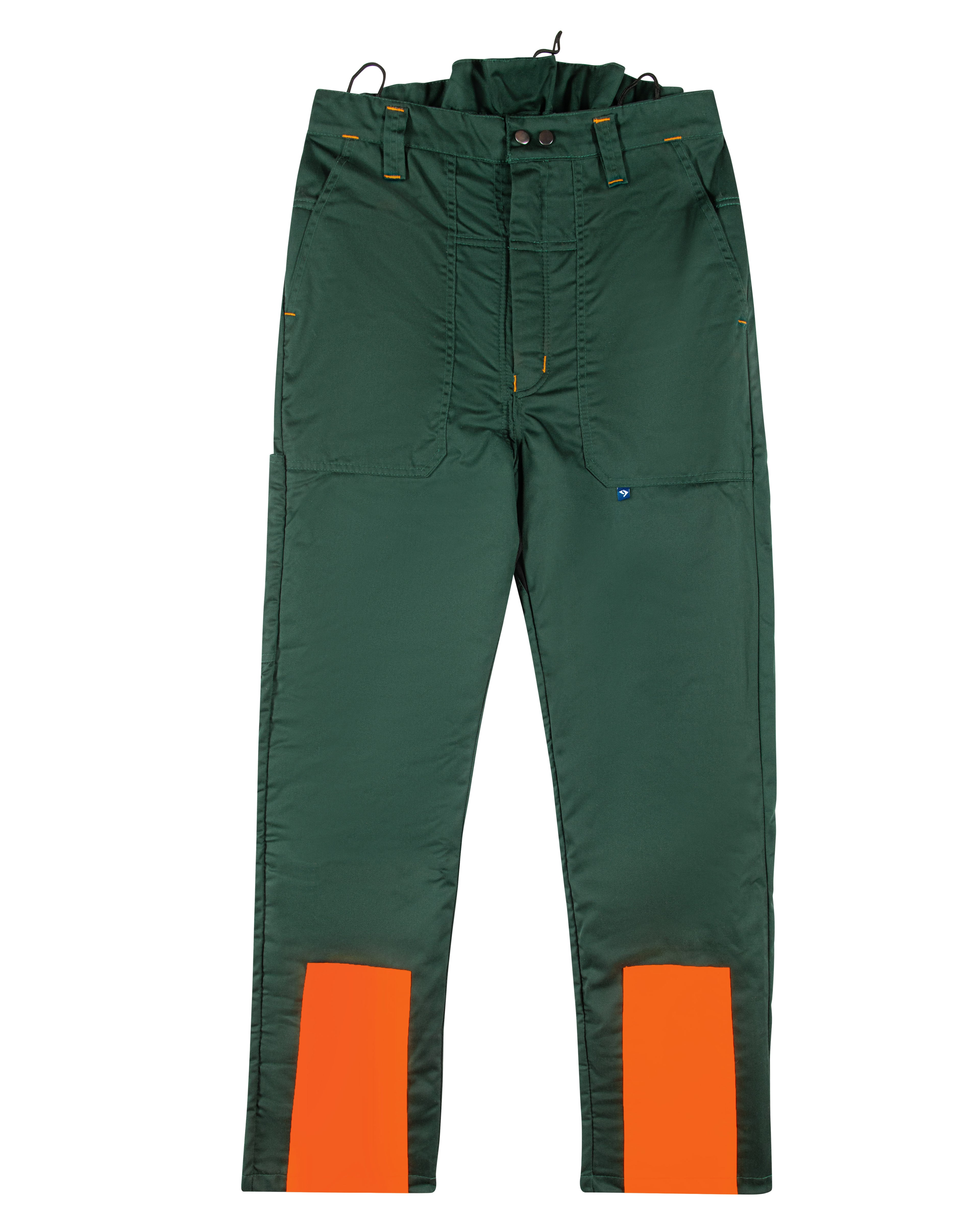Woodcreek Schnittschutz-Bundhose Basic grün/orange