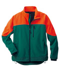 Softshelljacke Forst grün/orange