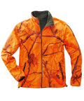 Fleece-Wendejacke Willow oliv/orange