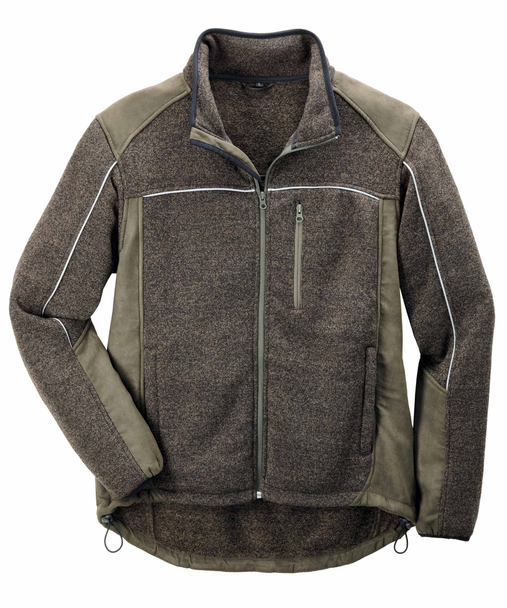 Jäger-Strickjacke Ahorn oliv