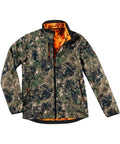 Wendejacke Camo oliv/orange