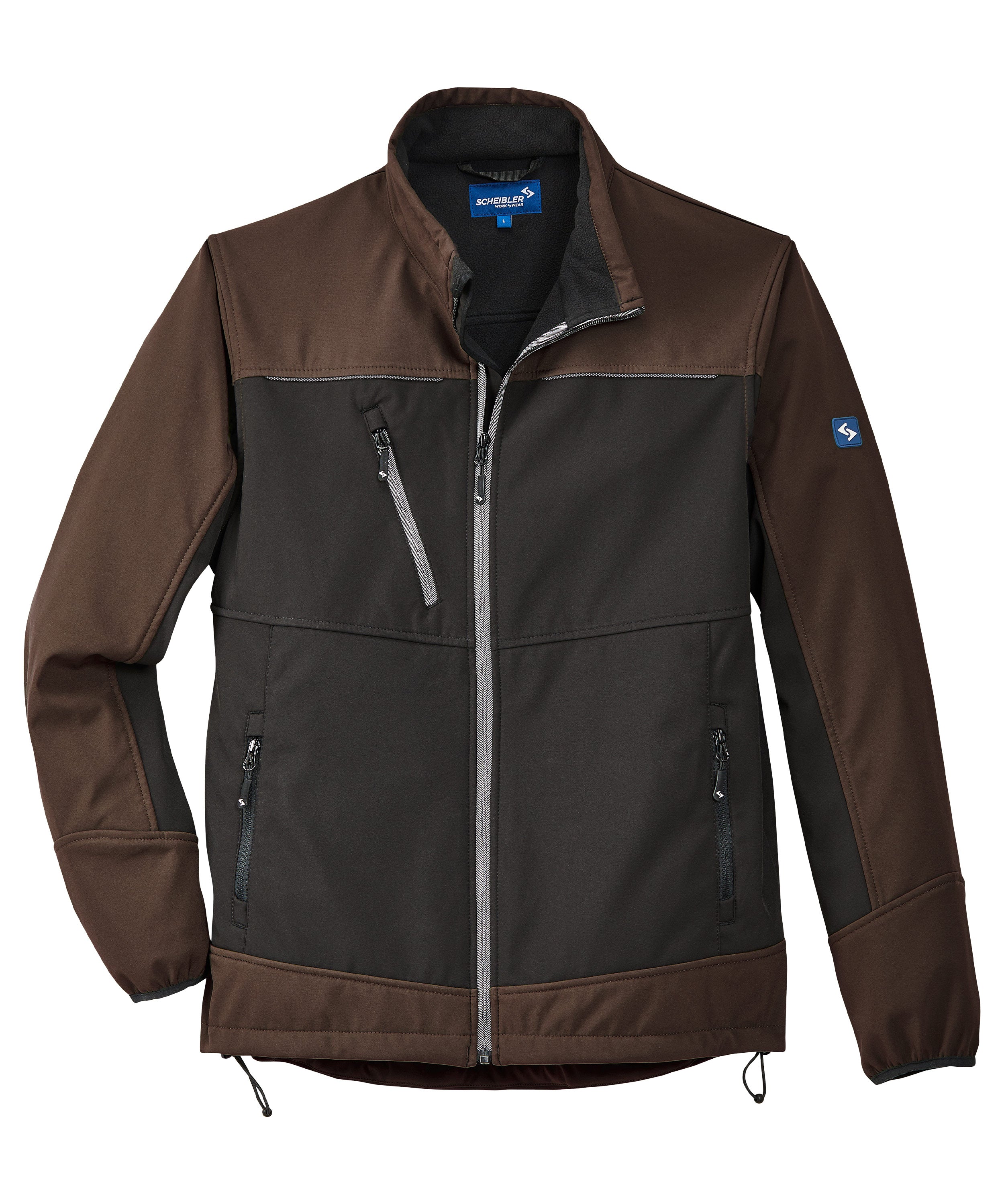 Active Softshelljacke braun/schwarz