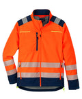 Warnschutz-Softshelljacke Certitude orange/navy