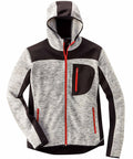 Professional Strickjacke grau-meliert/schwarz