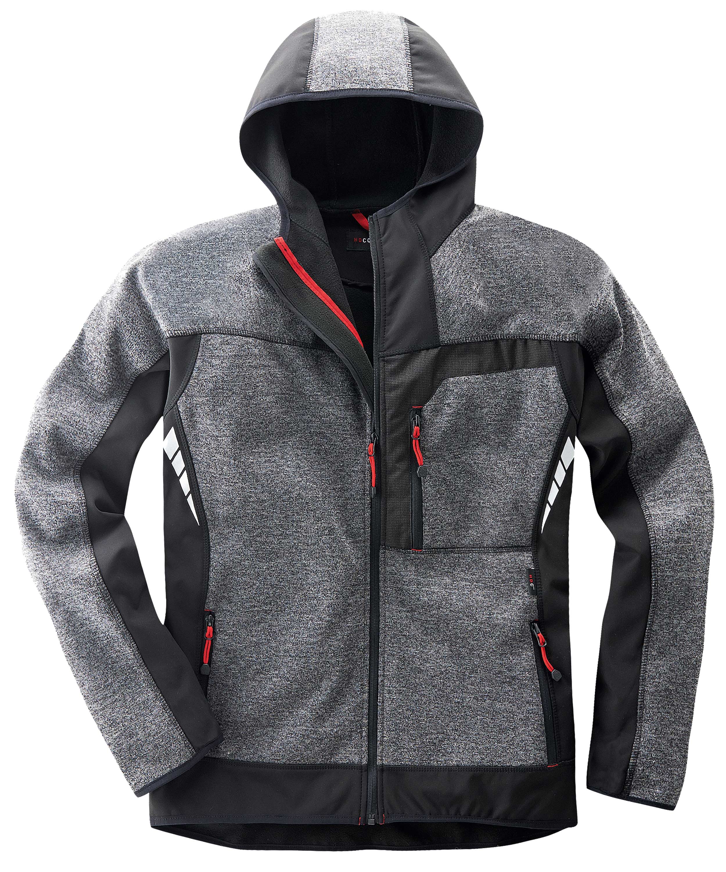 Professional Funktionsjacke grau-meliert/schwarz