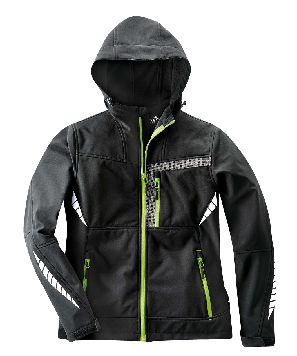 Professional Damen-Softshelljacke schwarz