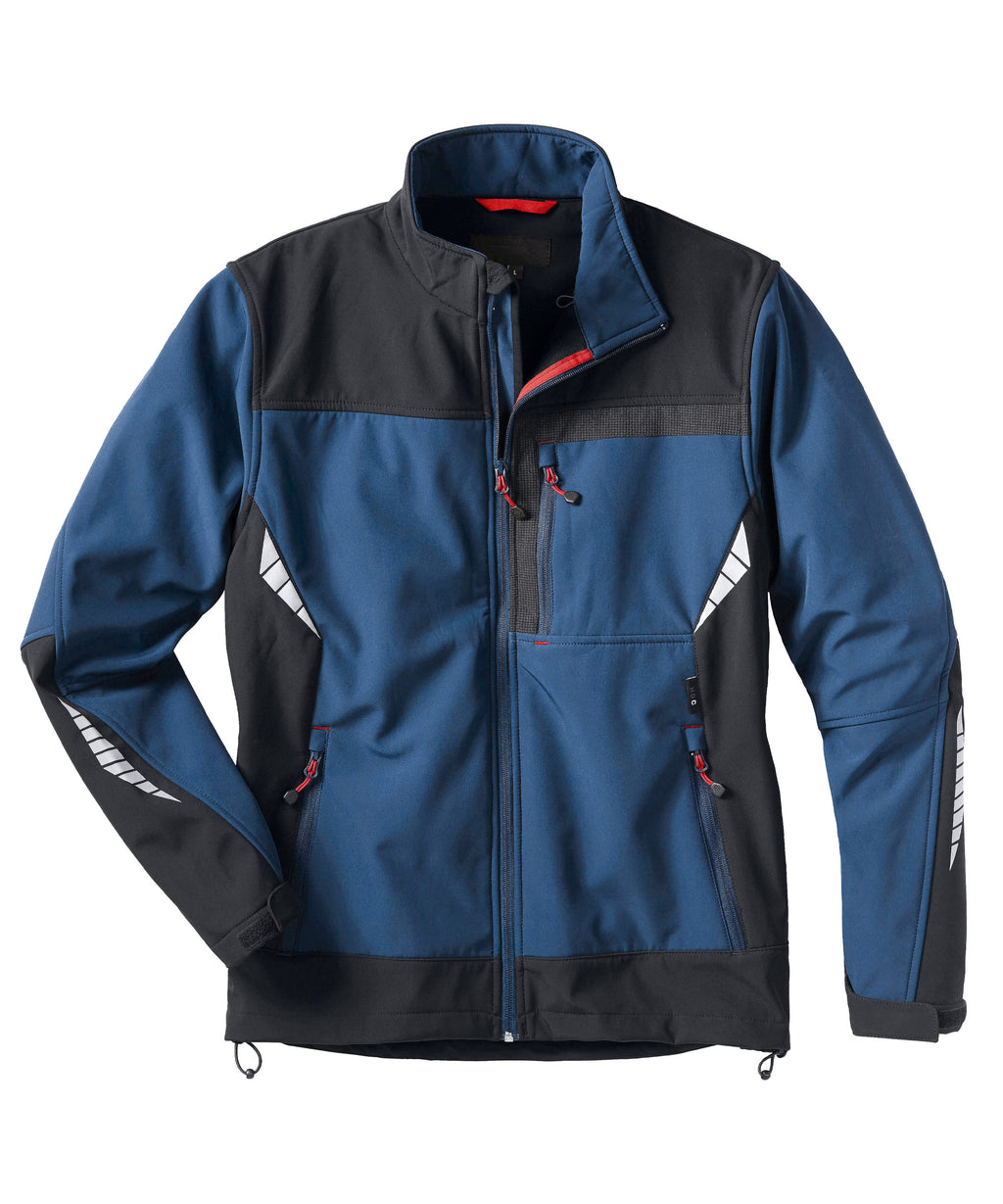 Professional Softshelljacke blau/schwarz