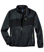 Strick-Softshelljacke Steinbach anthrazit-meliert/schwarz