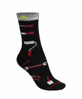 Workpower Recycling Socken schwarz/rot