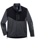Expansible Softshelljacke titan-schwarz
