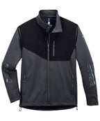 Expansible Softshelljacke titan-schwarz