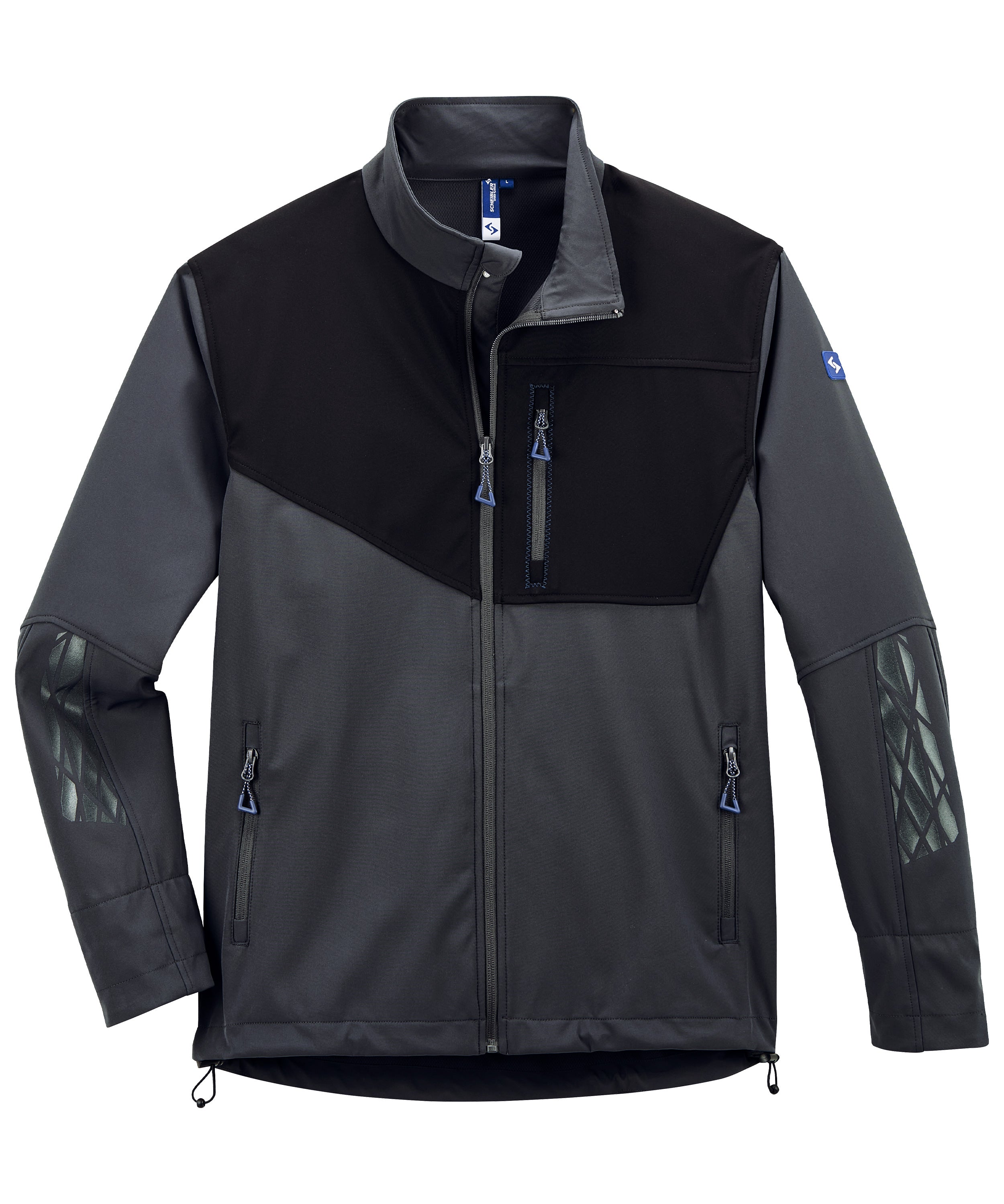 Expansible Softshelljacke titan-schwarz