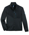 Expansible Fleecejacke schwarz