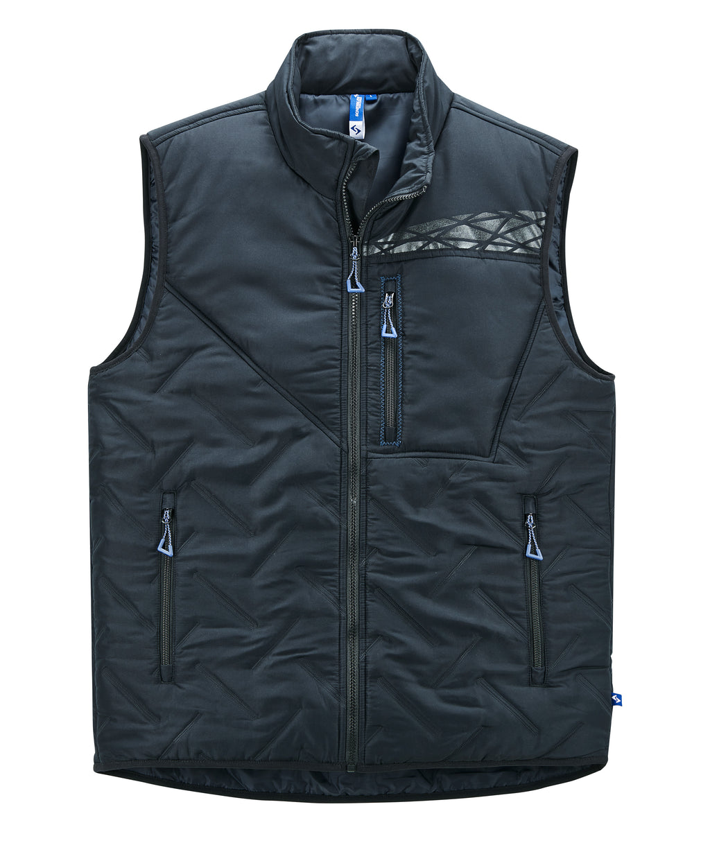Expansible Steppweste schwarz