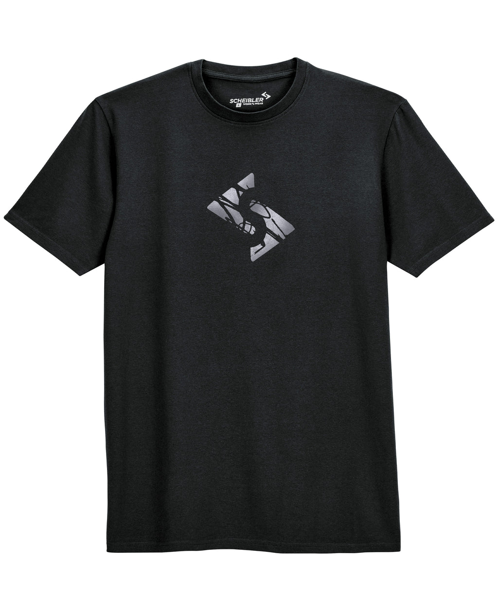 Expansible T-Shirt schwarz