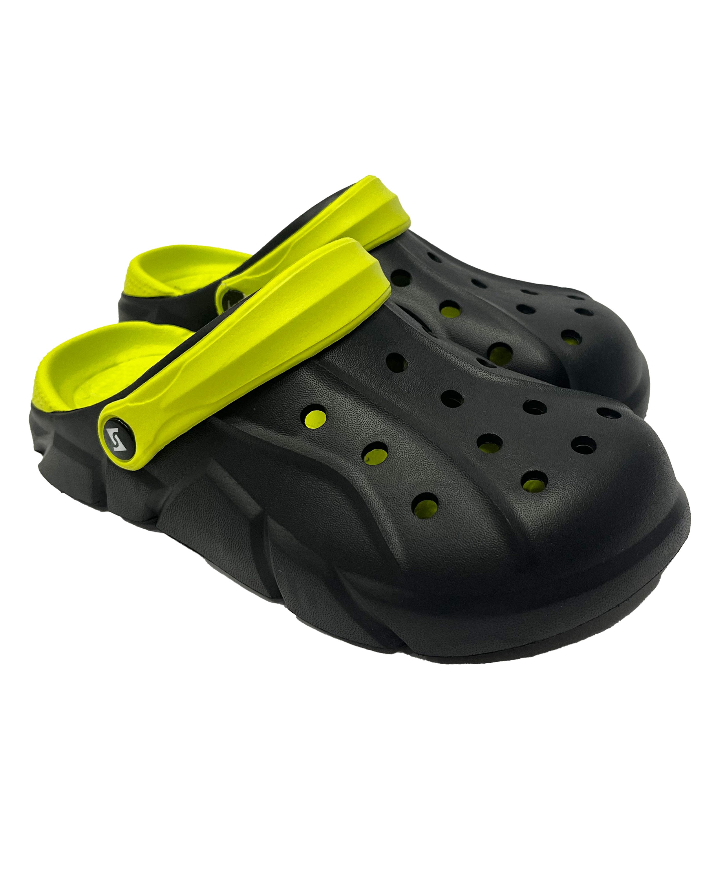 Clog Markelo schwarz/limette