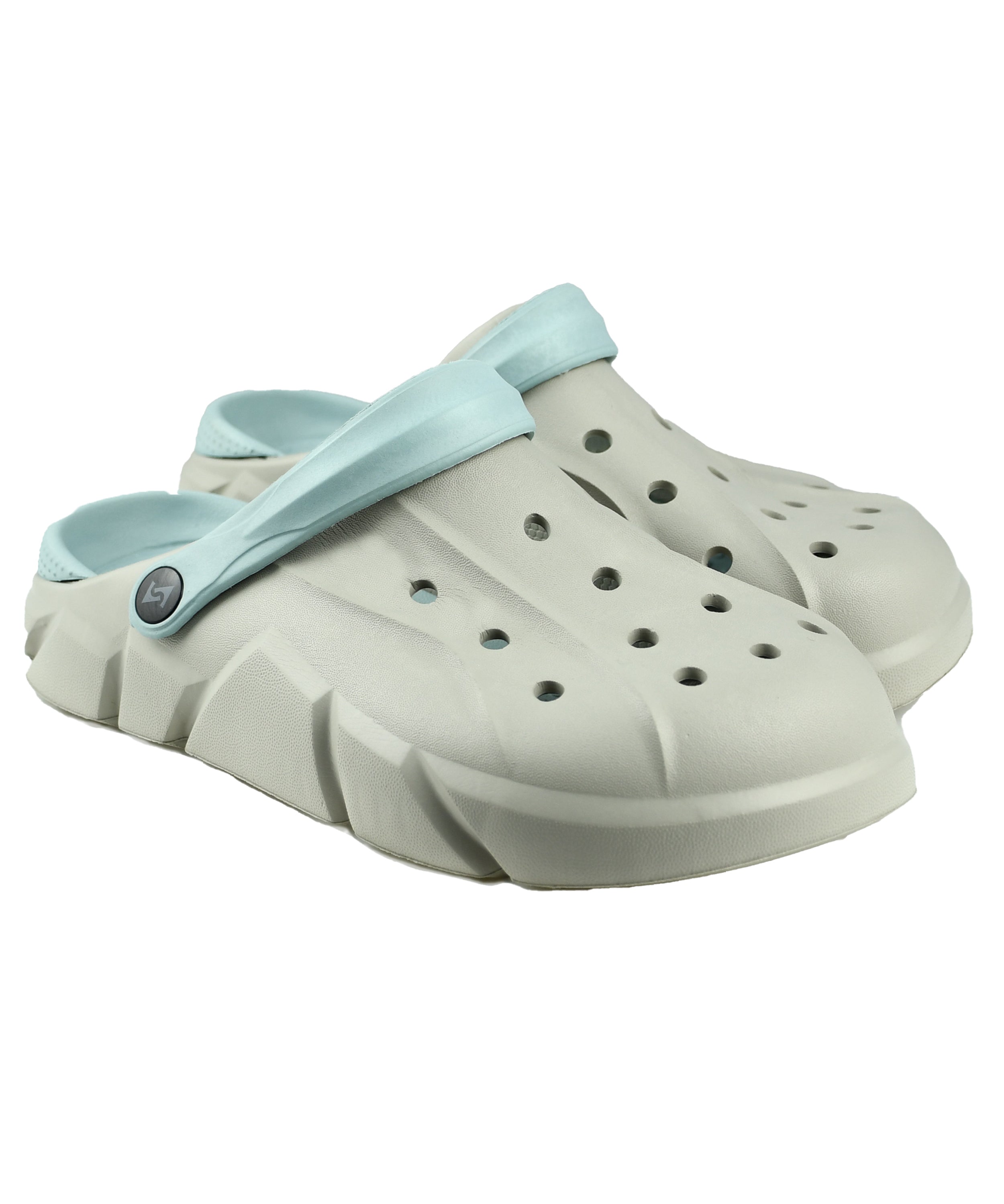 Clog Mierlo grau/blau