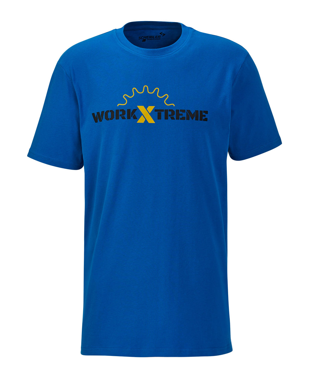 T-Shirt Work X treme royalblau