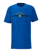 T-Shirt Work X treme royalblau