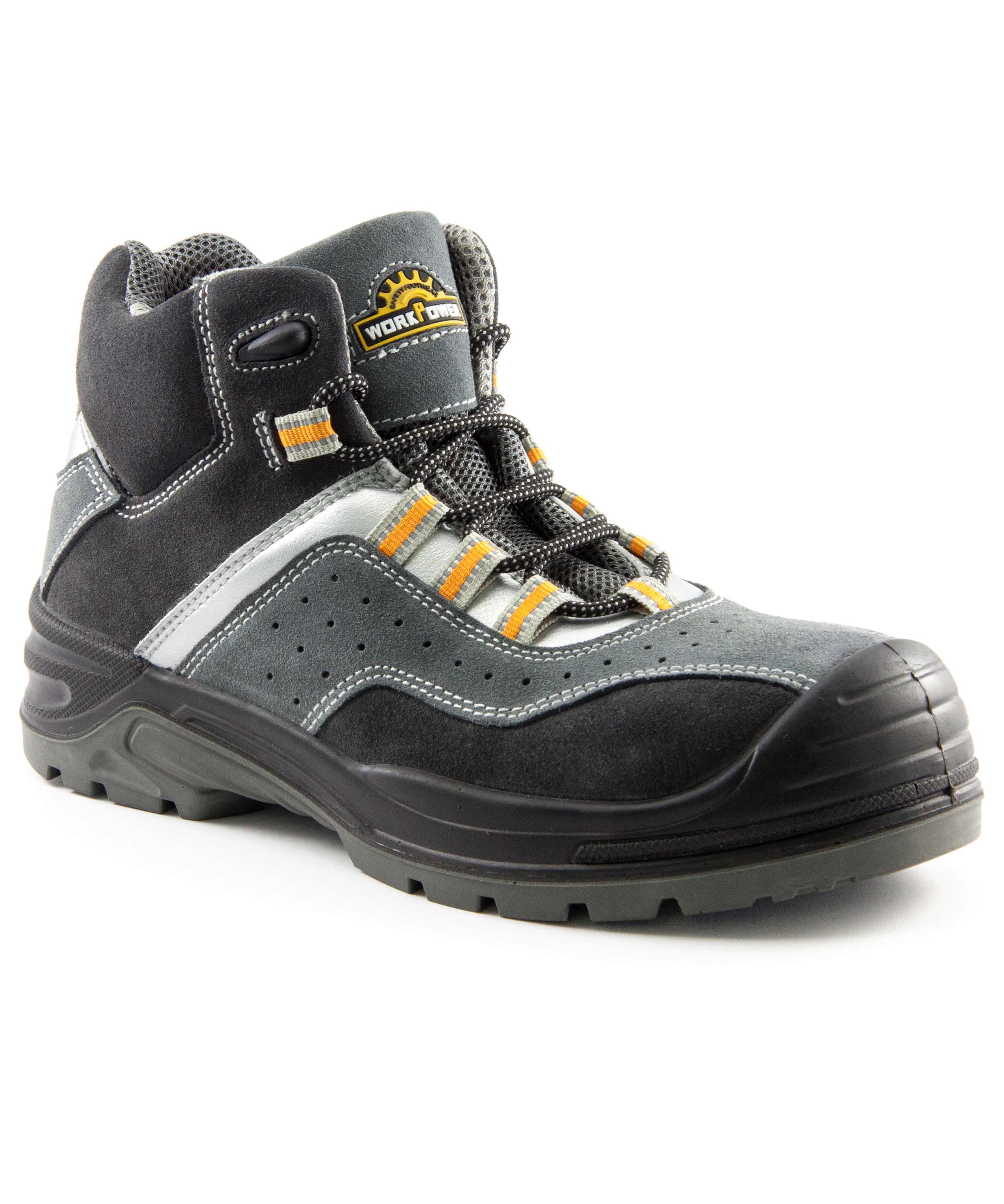 Sicherheitsstiefel S1P Toledo schwarz/grau/orange