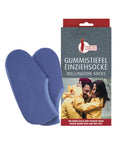 Stiefelsocke blau