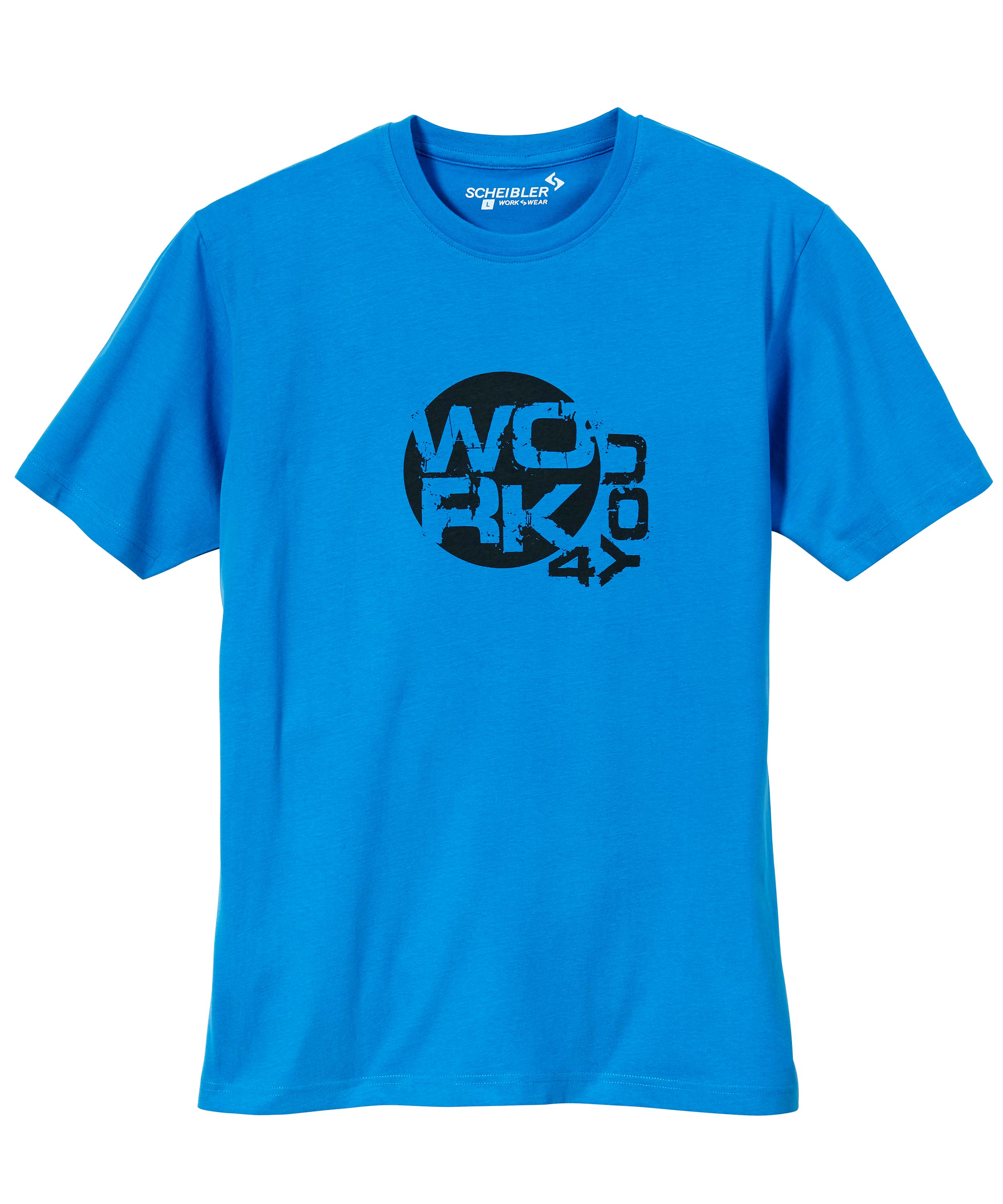 T-Shirt Work 4 You royalblau