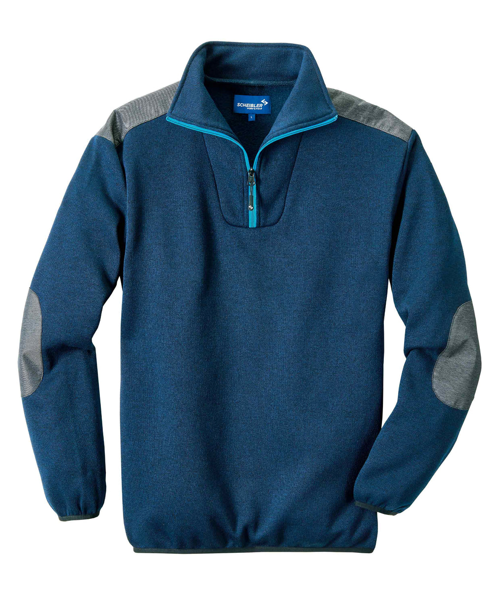 Troyer Mellum blau/schwarz-meliert