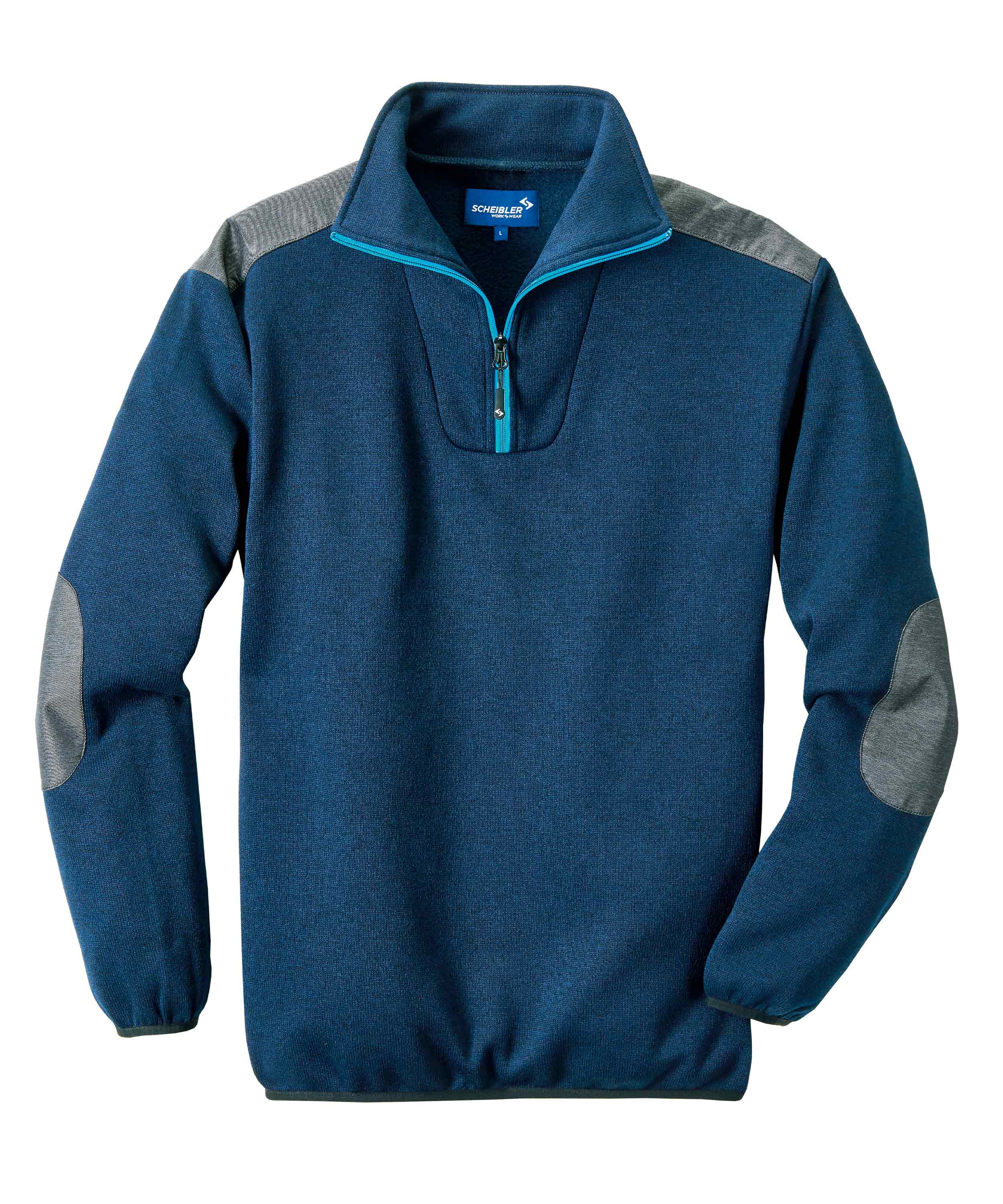 Troyer Mellum blau/schwarz-meliert